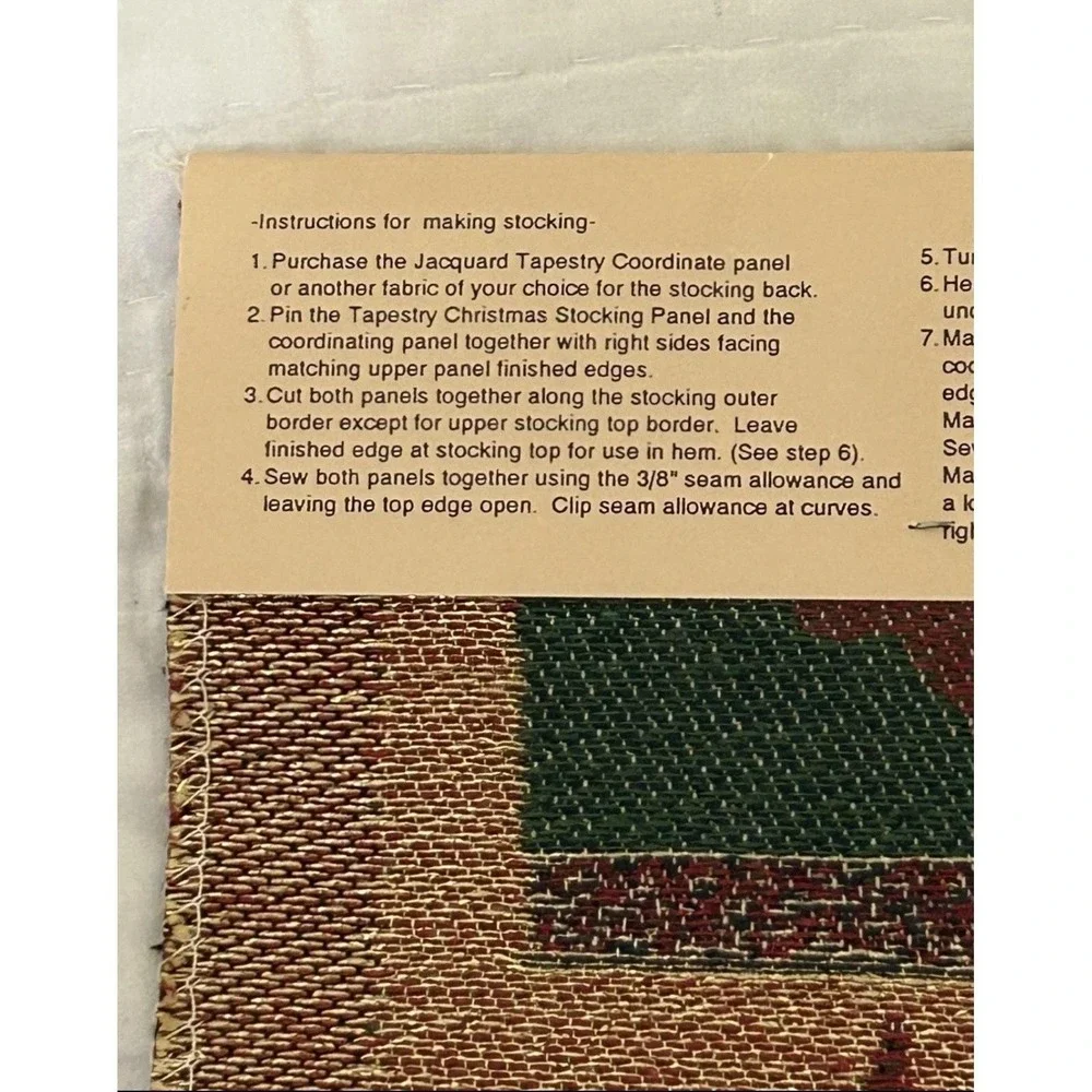 Olde Greensborough Craft Co Tapestry Christmas Stocking Panel Three Wisemen Star